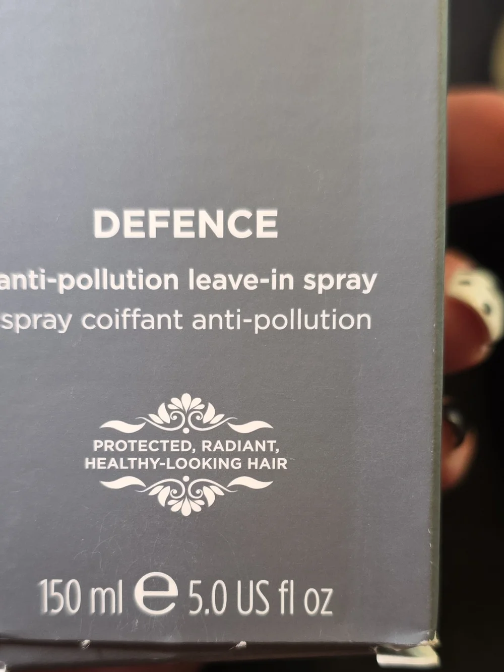 Defence Anti-Pollution Leave-In Spray – Gray